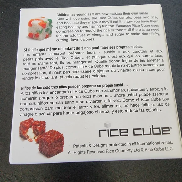 4/$45 - Rice Cube sushi maker - Picture 3 of 4